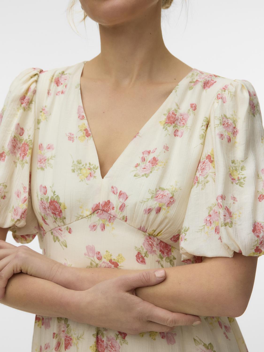 VMBELLA Short Dress - Birch - VERO MODA & VILA Bergvik